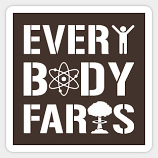 Every Body Farts Sticker